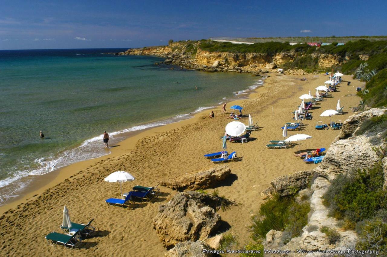Artemis Superb 2 Bedroom Apartment 700 M Away From The Beach Миния Экстерьер фото